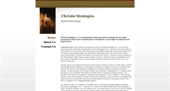 Desktop Screenshot of christiestrategies.com