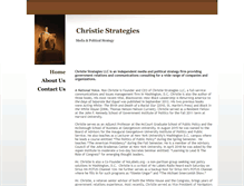 Tablet Screenshot of christiestrategies.com